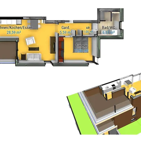Eichen-chalet * Eichenberg